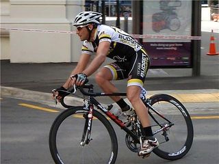 Cody Stevenson rides for an Australian team