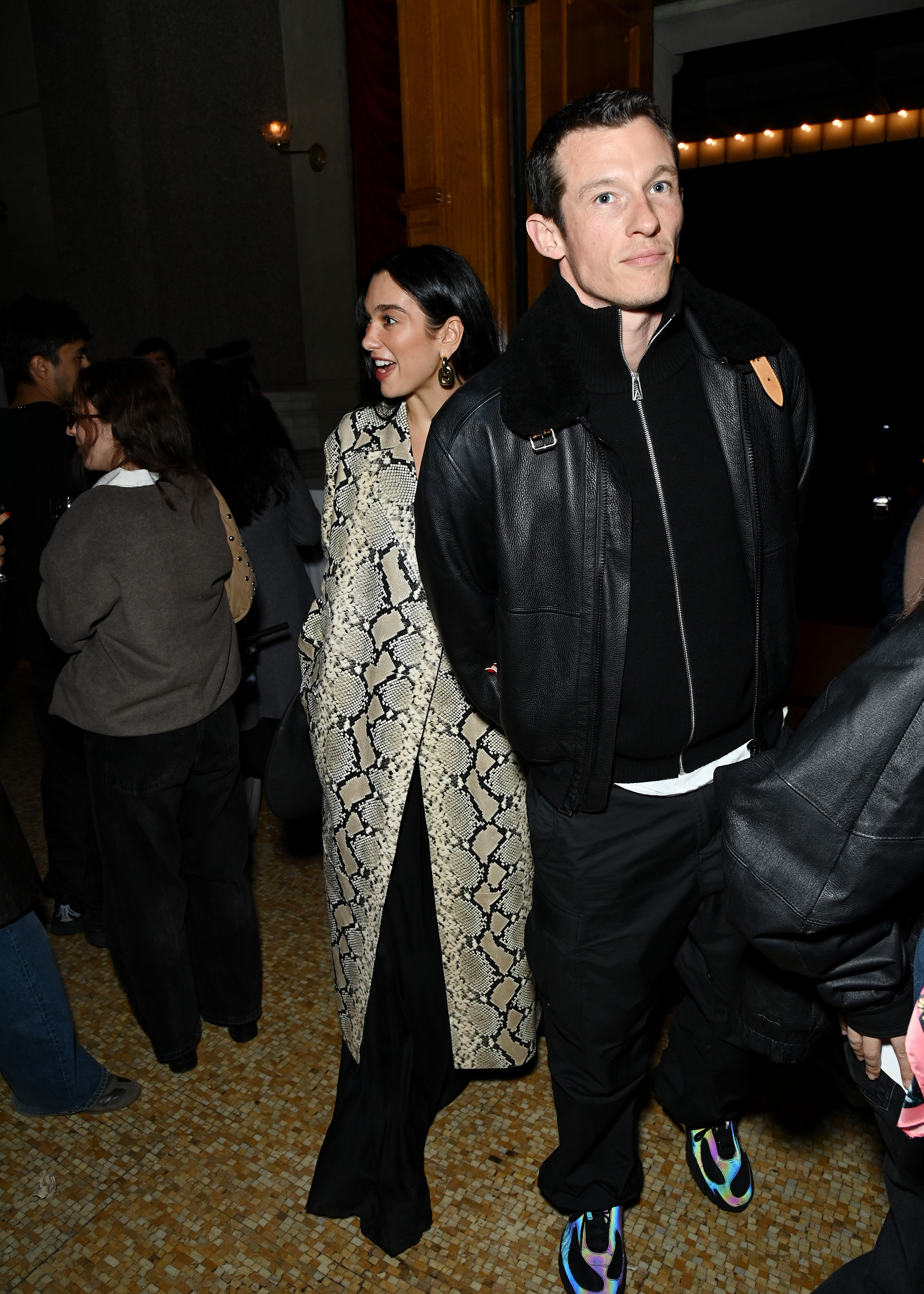 An image of Dua Lipa and Callum Turner at Rosalia's NYC listening event for &amp;ldquo;LUX,&amp;rdquo; on November 01, 2025, in Brooklyn, New York.
