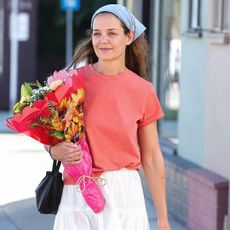 celebrities wearing white maxi spring skirts for the a-list edit