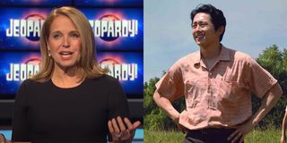 Steven Yeun and Katie Couric Oscars History