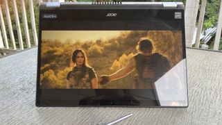 Rogue trailer on Acer Spin 3 display