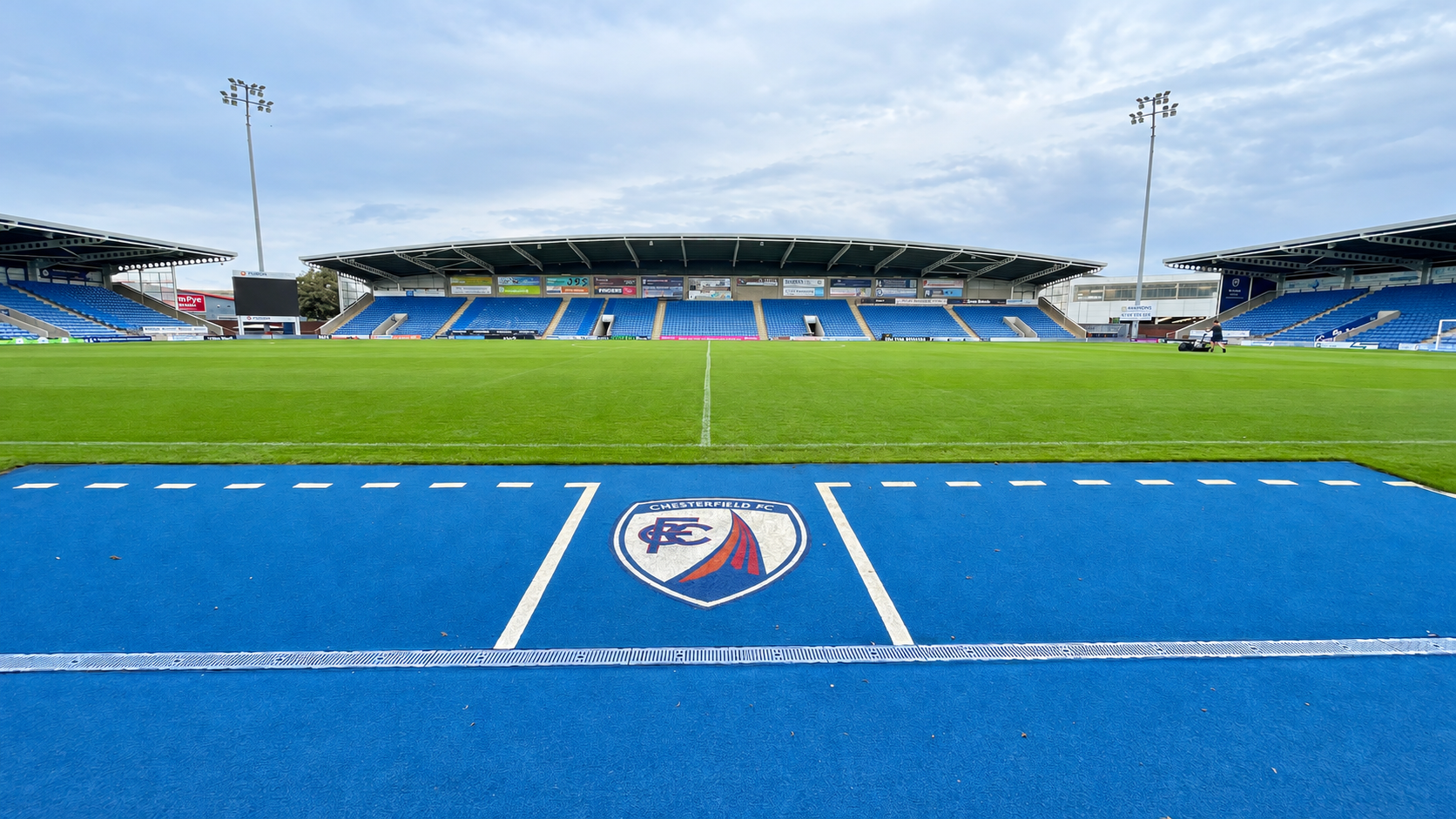 The SMH Group Stadium, the home field for Chesterfield Football Club.