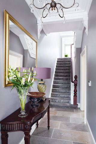 Staircase in Victorian townhouse