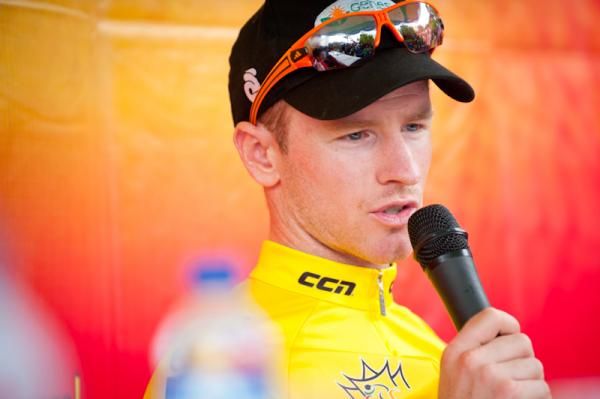 The new race leader, Jai Crawford (Genesys Wealth Advisers)