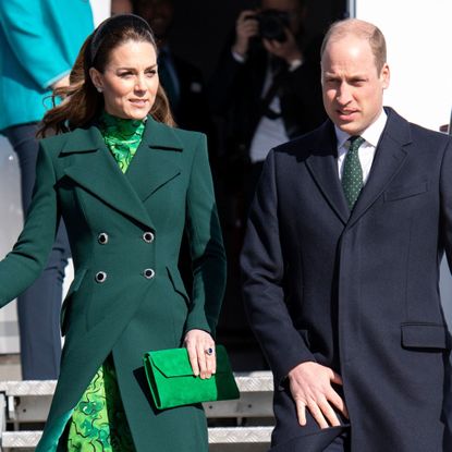 dublin, ireland march 03 uk out for 28 days prince william, duke of cambridge and princess catherine, duchess of cambridge arrive at dublin airport on march 3, 2020 in dublin, ireland photo by tim rookepoolsamir husseinwireimage