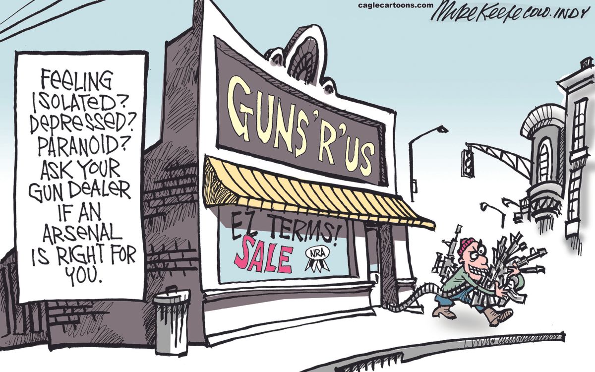 Editorial cartoon U.S. Gun Control | The Week