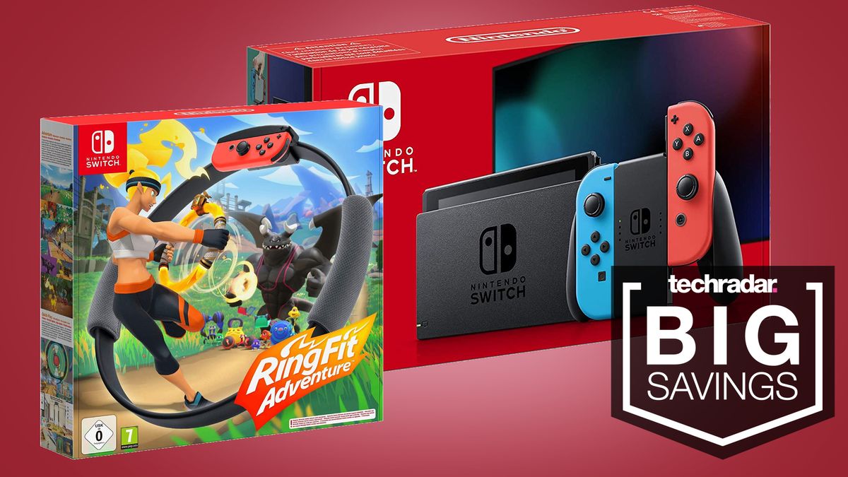 This Nintendo Switch & Ring Fit Adventure Bundle is enough to get anyone  moving - save more than £50!