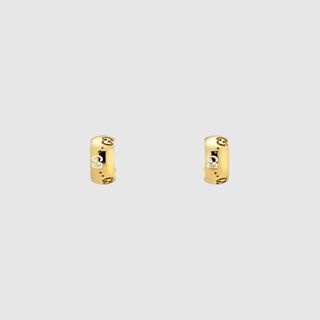 Gucci, Icon 18k GG Hoop Earrings