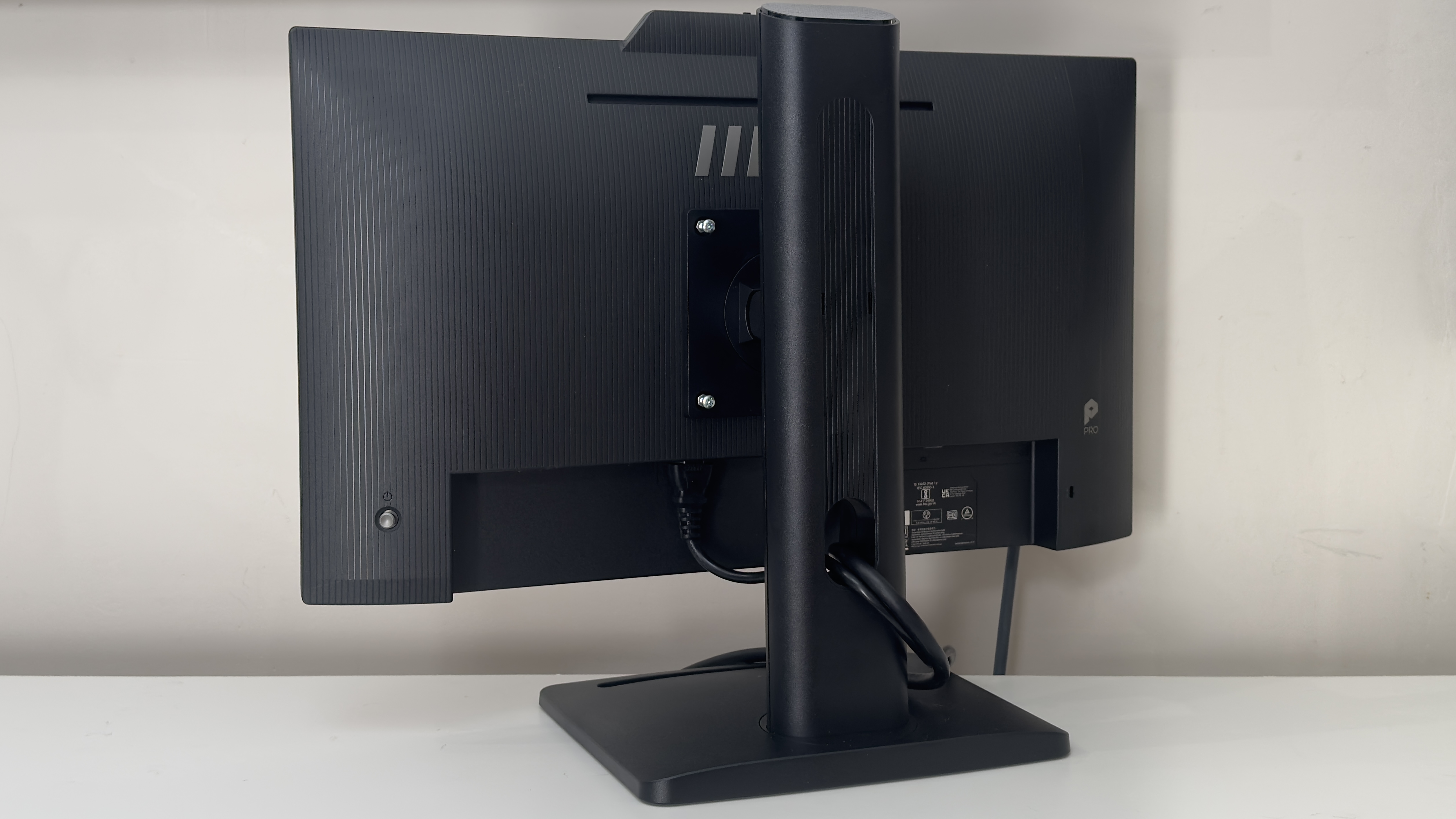 The MSI MP242PMG monitor on a desk