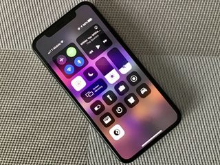 iPhone 11 Pro on iOS 13 with Control Center