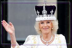 Queen Camilla waving wearing royal regalia - Queen Camilla’s sweet coronation tribute
