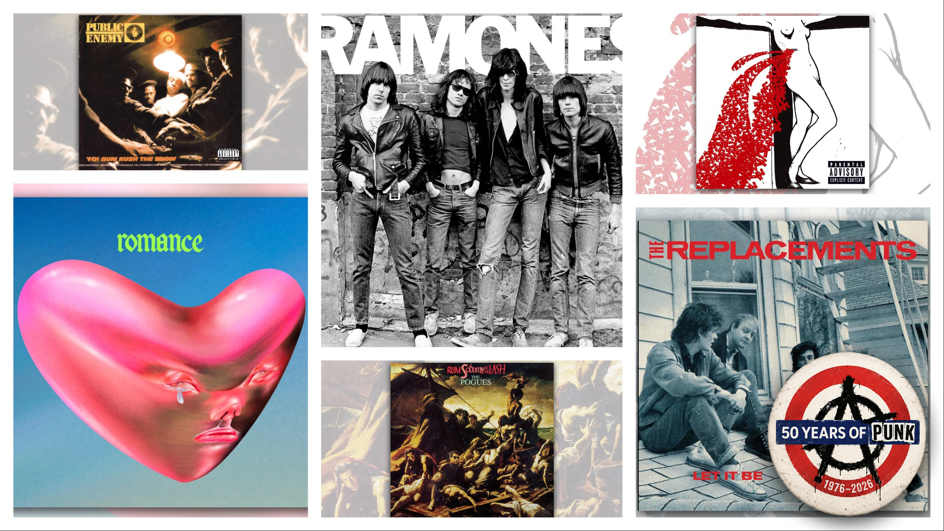 A Selection of punk albums