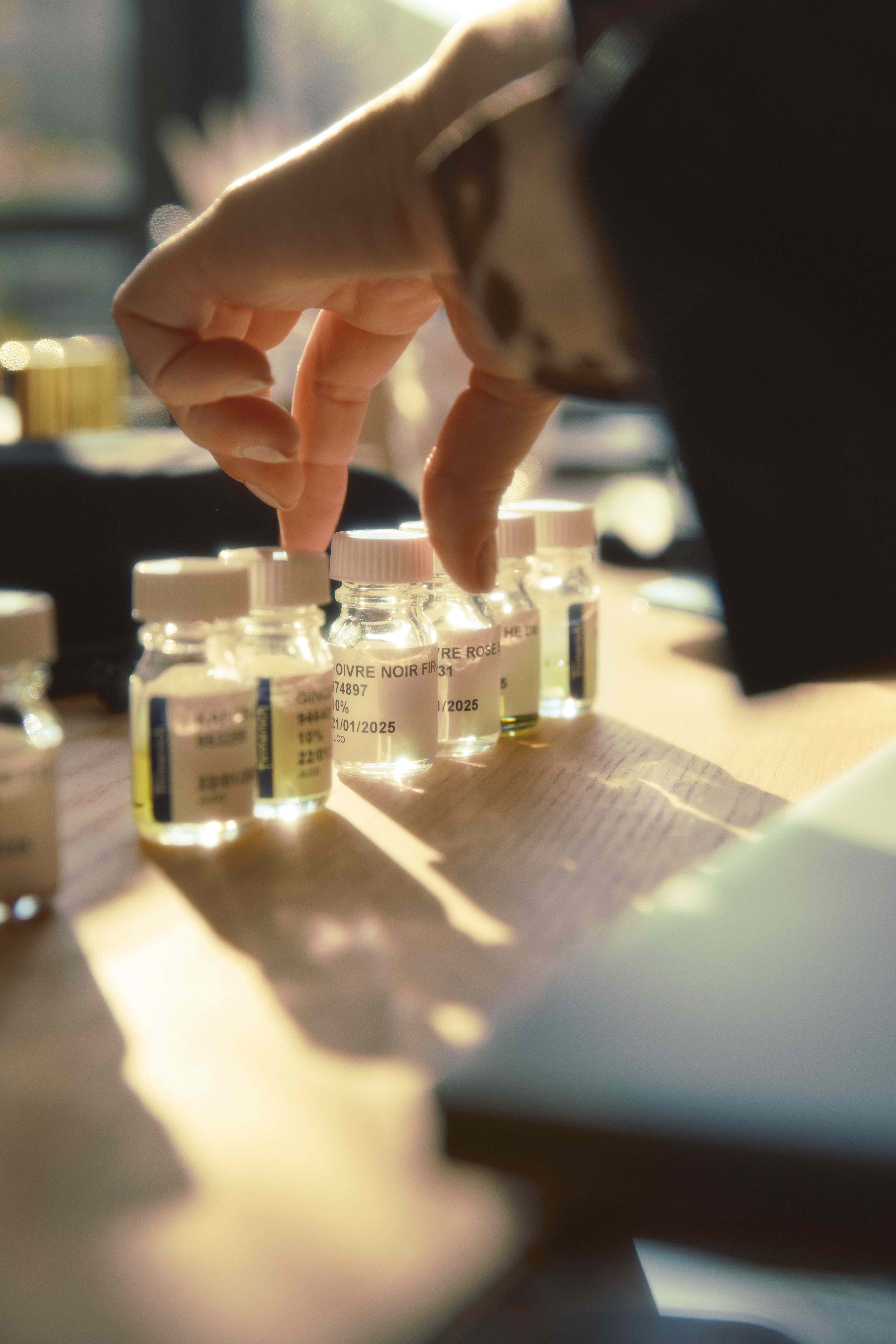 The making of Nez 1+1 Ansonga fragrance