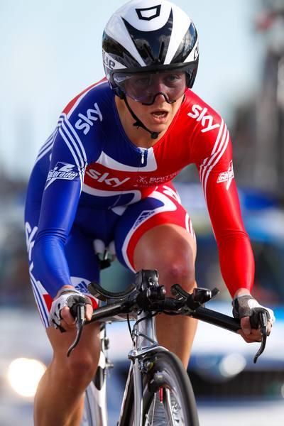 Emma Pooley (Great Britain) packs a lots of punch for a small rider.