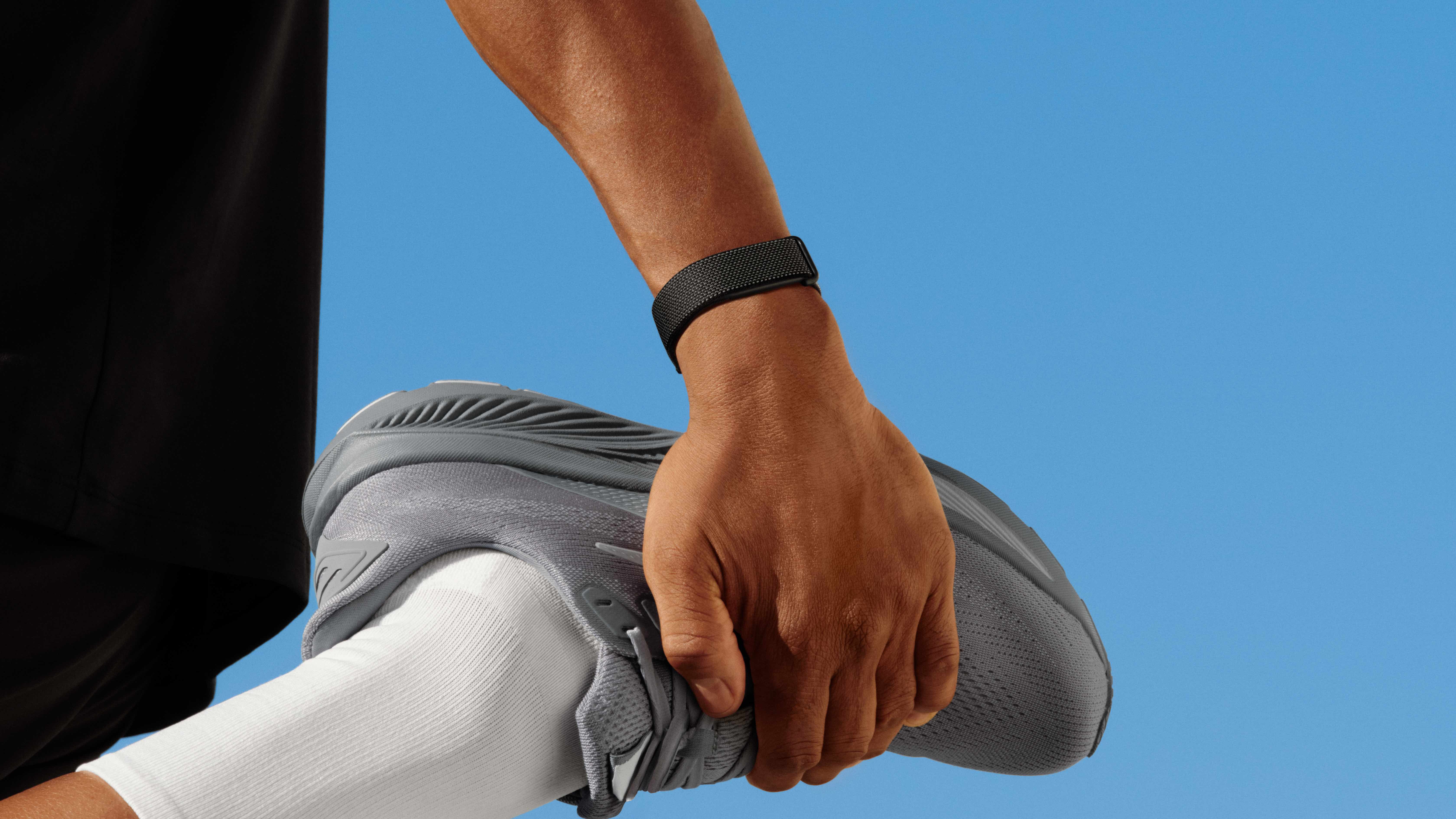 The Google Fitbit Air screenless fitness band.