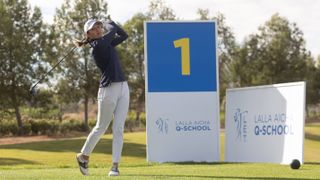 Annika Borrelli tees off at 2024 LET Q-School in Morocco