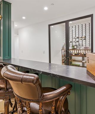 Bar in Serena Williams' house in Beverly Hills