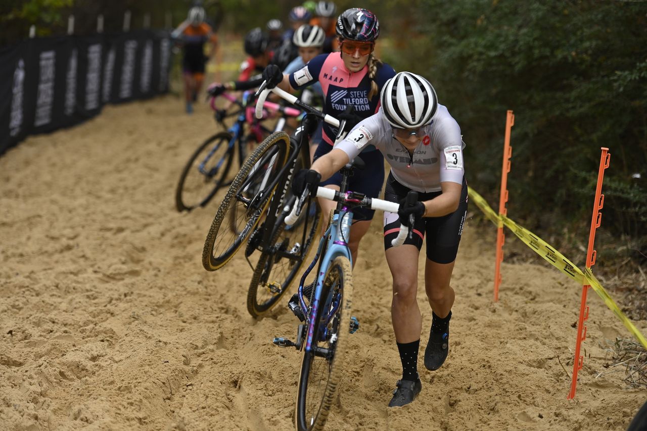 Caitlin Bernstein would ride to third place