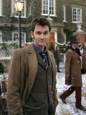 David Tennant looks in relaxed mood on set in Cardiff