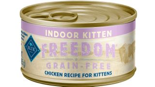Blue Buffalo Freedom Indoor Kitten Grain-Free wet cat food for allergies