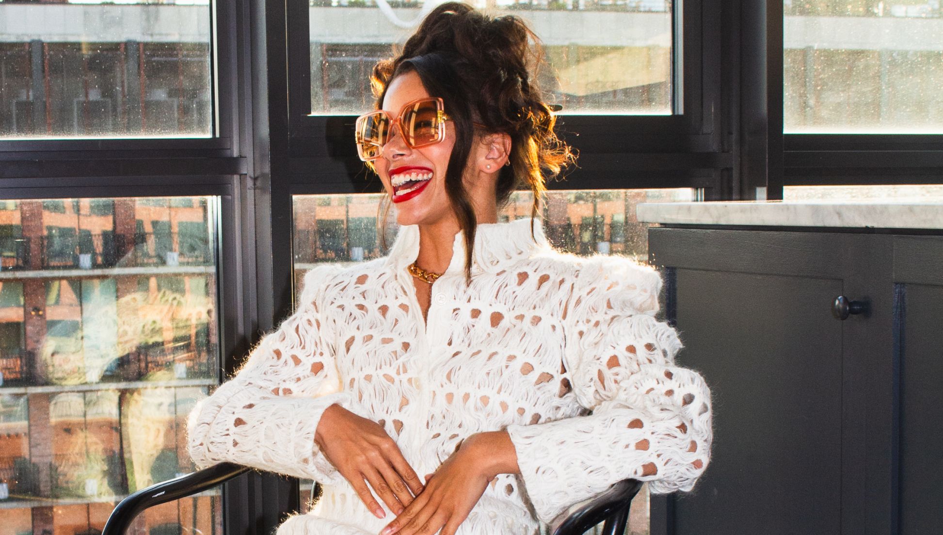 Exclusive: Antonia Gentry Gets Ready for Tory Burch Spring 2025