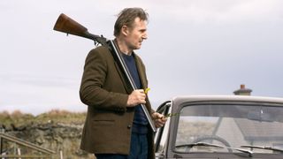 Liam Neeson as Finbar Murphy in "In the Land of Saints and Sinners" now streaming on Prime Video