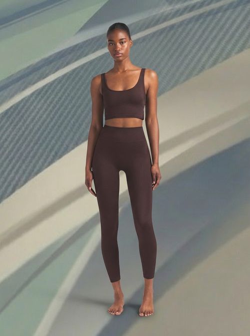 Shine Women's High-Waisted Bonded 26" Leggings