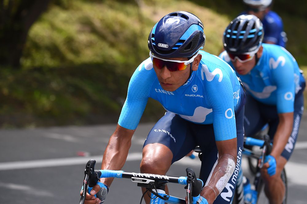 Movistar's Nairo Quintana and Dayer Quintana