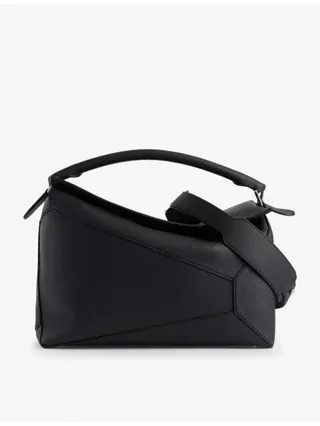 Puzzle Edge Large Leather Cross-Body Bag