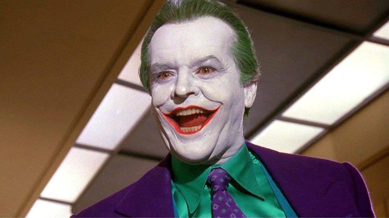 Jack Nicholson in Batman.
