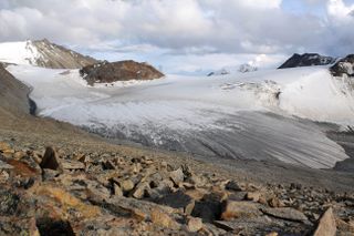 An image of a glacier