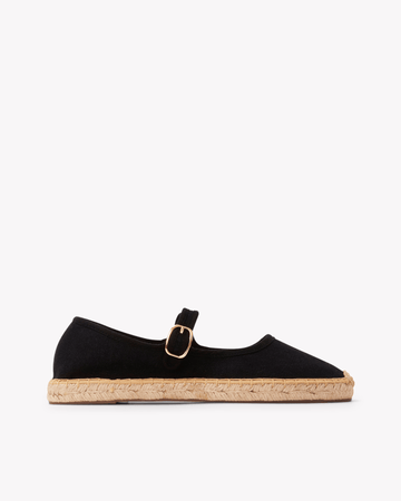 Women's Mary Jane Espadrille | Woven Color | Noche Black