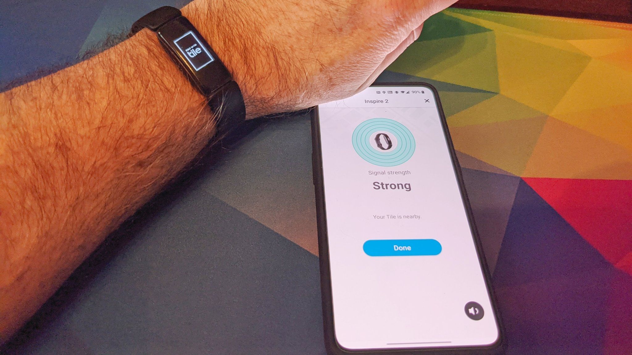 How to find your lost Fitbit Inspire 2 through the Tile tracker app ...