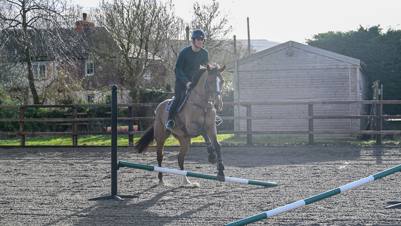 Will Fletcher doing polework on Quintine Van D&amp;rsquo;Abdijhoeve