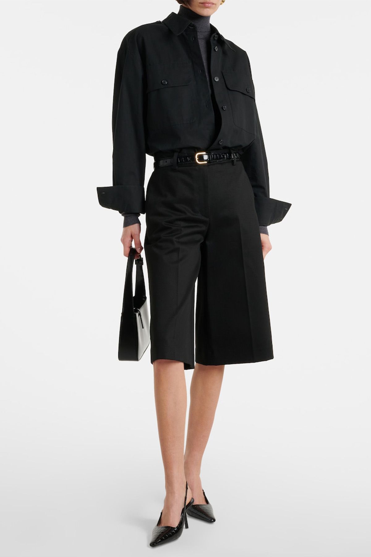 Nili Lotan, Erza Cotton Bermuda Shorts