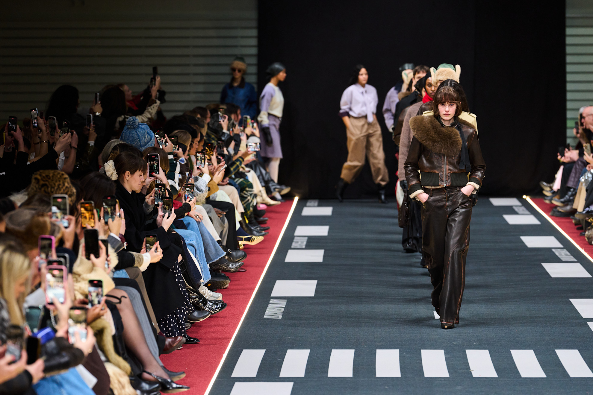 models from various copenhagen fashion week runways wearing fall 2026 collections