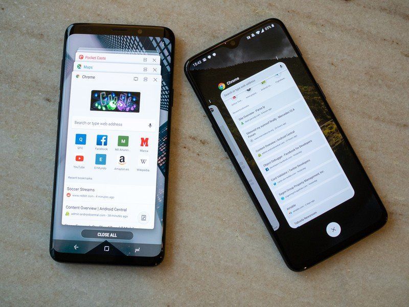 OnePlus 6T vs. Galaxy S9+