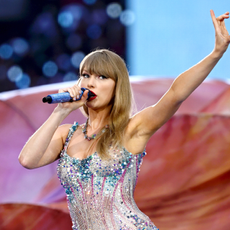 Taylor Swift performs on stage during the 