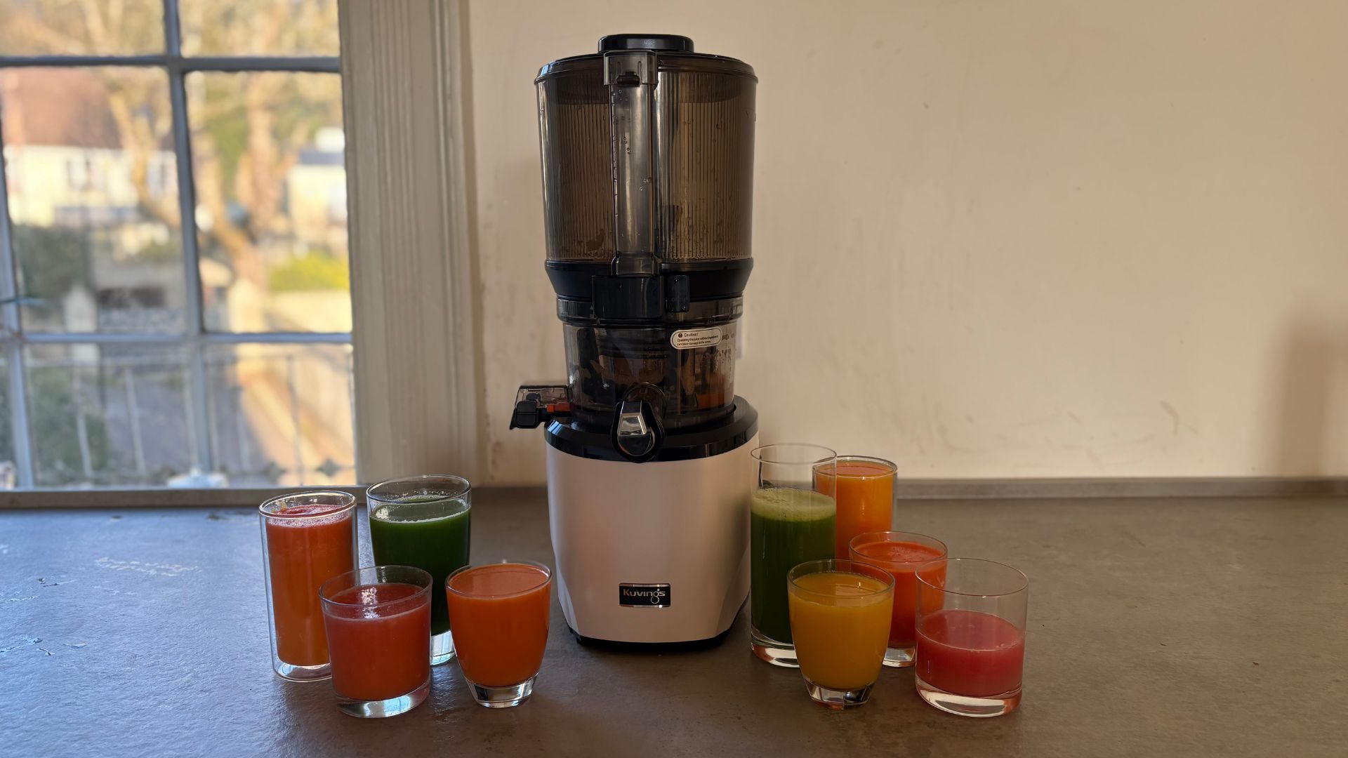Testing the Kuvings Auto10 Slow Juicer in our kitchen