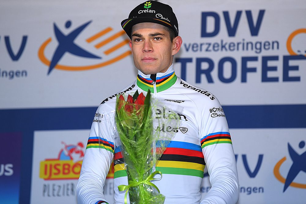 Wout Van Aert second at Azencross