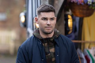 Ste Hay comes to the rescue of Sienna Blake in Hollyoaks. 