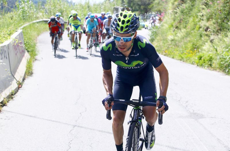 Giovanni Visconti (Movistar) on the attack