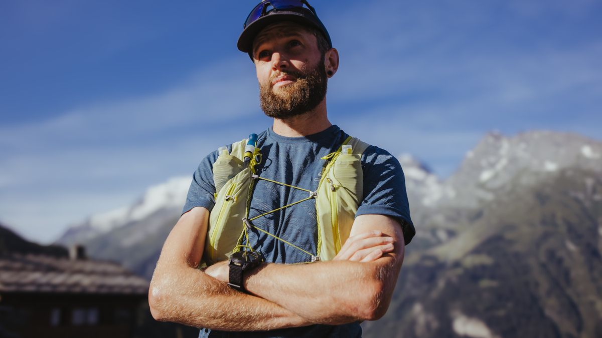 Ultra runner Jake Catterall standing with arms crossed