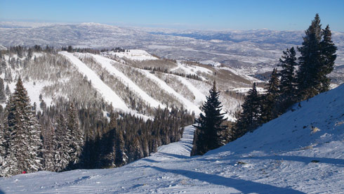 Lauren Shannon skiing in Utah, Christmas 2013