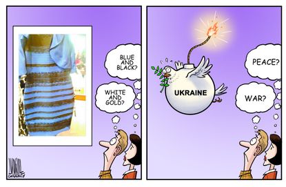 
Editorial cartoon U.S. Dress world Ukraine