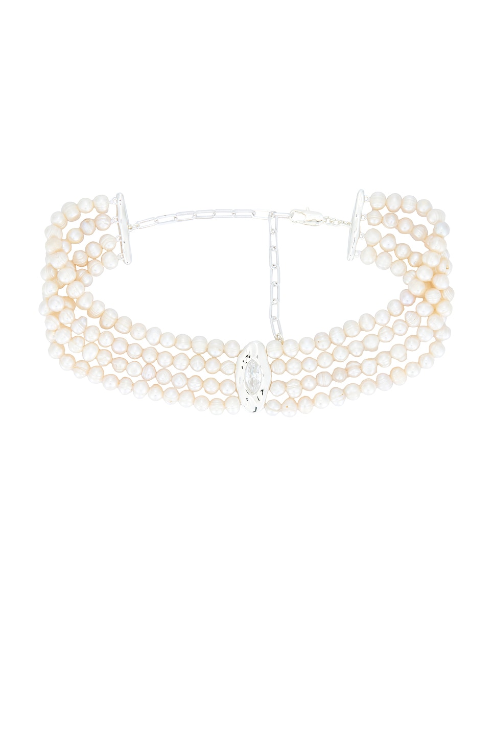 Liquid Luxe Pearl Statement Choker