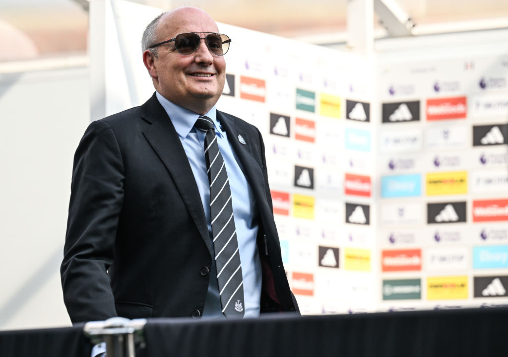 LONDON, ENGLAND - SEPTEMBER 21: Newcastle United's CEO Darren Eales arrives for the Premier League match between Fulham FC and Newcastle United FC at Craven Cottage on September 21, 2024 in London, England. (Photo by Serena Taylor/Newcastle United via Getty Images) Arsenal target Alexander Isak