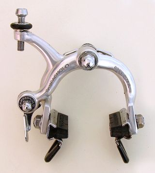 Lui favours this bike brake design to others due to its functional features, including the cable clamp and well placed fingergrips
