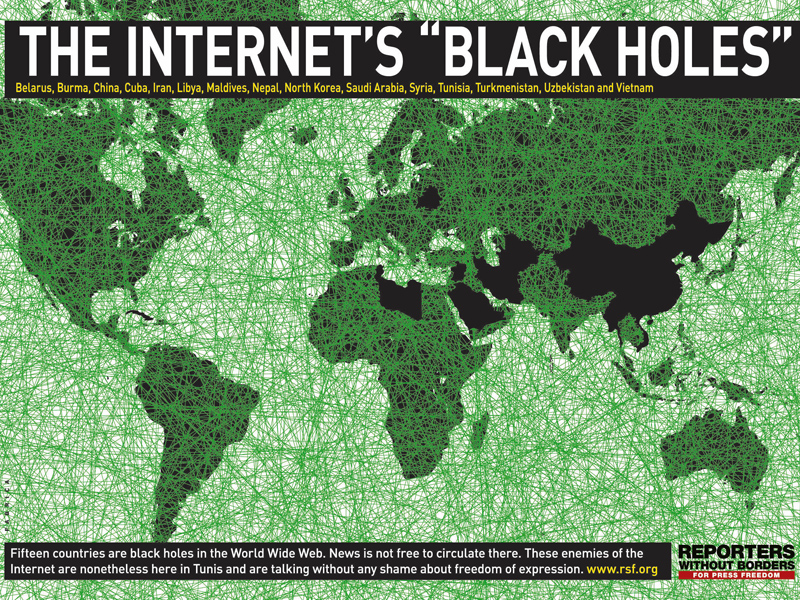 Internet blackspots