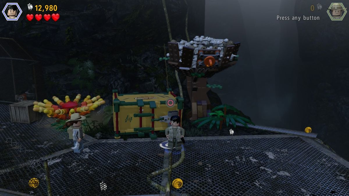 The Bird Cage Lego Jurassic World Minikit and Amber Fossil Brick